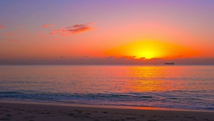 唯美夕阳海面 