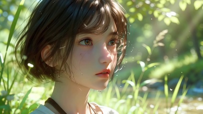 小清新美女