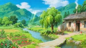 溪畔农家院