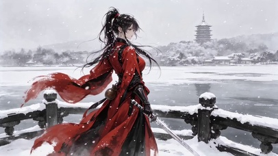 雪落剑客