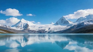 雪山天池
