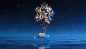 水面可爱星星人