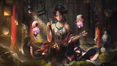 神话古风少女