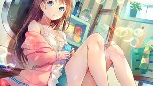 洗衣房少女