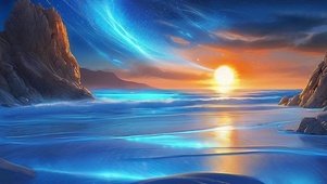 唯美护眼海边美景