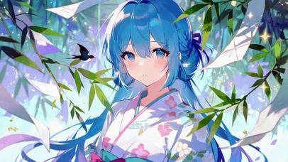 竹梦蓝姬