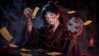 牵红线女孩