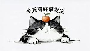 今天有好事发生