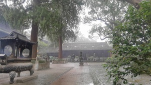 烟雨国清寺