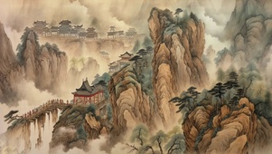 古风山水图
