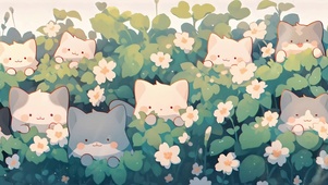 草丛猫咪