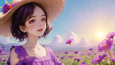花海阳光少女
