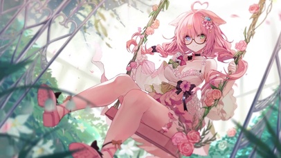 粉红花仙子