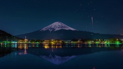 富士山烟花节