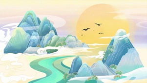 国风山水