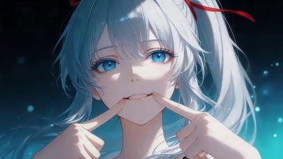 女孩的微笑