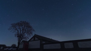 夜晚唯美星空