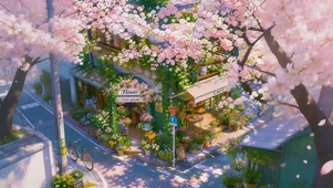樱花街角商铺