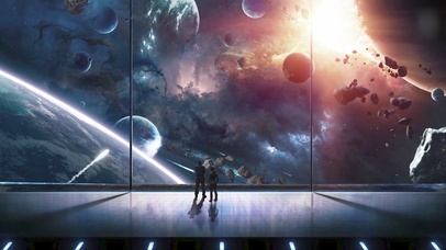 科幻太空空间站