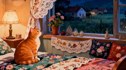 夜晚带鱼屏