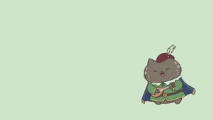 咖灰猫·吟游诗人弹吉他