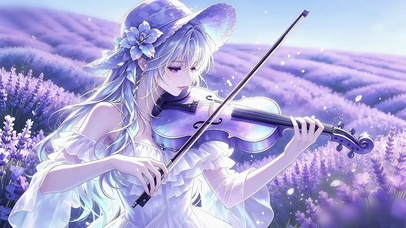 晴野紫薰的少女弦音
