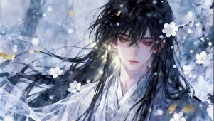 吹雪白梅孤旅人