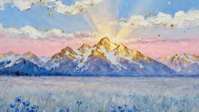 唯美治愈花草树木