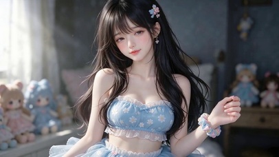 甜美可爱少女