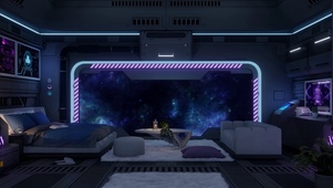 4k深空卧室