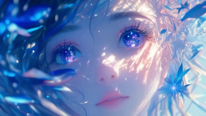 鱼群亲吻了眼睛 