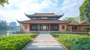阳光湖畔园林古建
