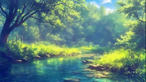 翠谷溪流