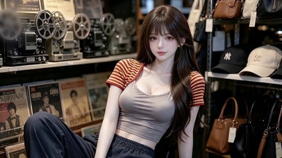 轻奢店少女