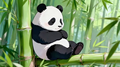 熊猫与竹