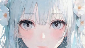 可爱大眼萌妹