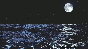月下海洋风暴
