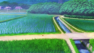 田园小路带鱼屏宽屏