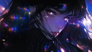 黑发少女