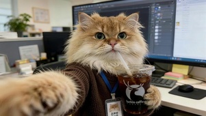 上班打工猫