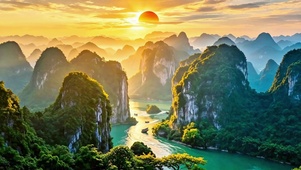 唯美旭日东升4K