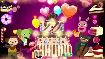 卡通生日过生日背景