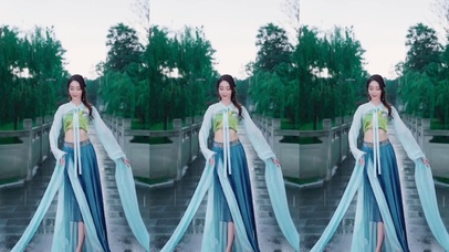 古风女子的美丽