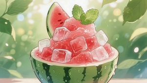 夏日清凉西瓜
