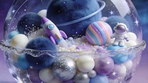科幻太空带鱼屏