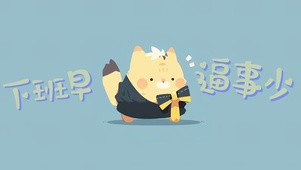 4K打工人壁纸
