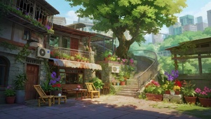 夏日小镇4K