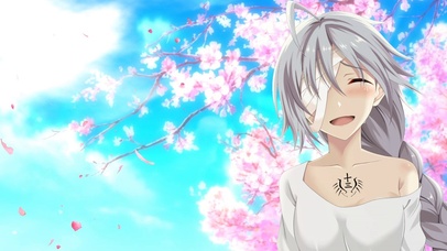 可爱樱花节少女