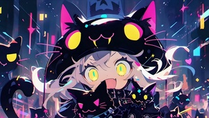 黑猫女孩