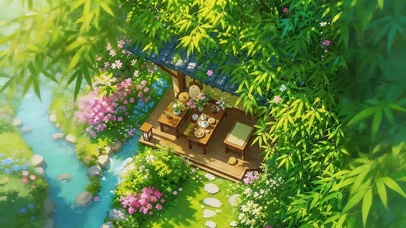 竹林院落小屋